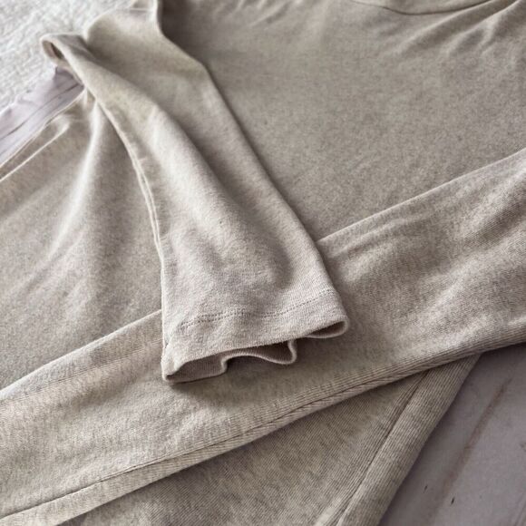 Tonlè Long Sleeve Cotton Minidress In Cream Size Xtra Small - Picture 7 of 13